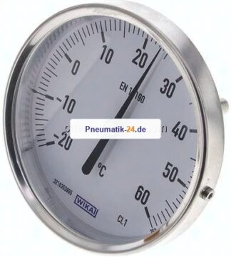 Bimetallthermometer, waagerecht D100/-20 bis +60°C/63mm