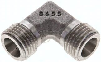 Winkel-Schneidringverschraubung 8 S (M16x1,5), ohne Mutter & Schneidring, 1.4571