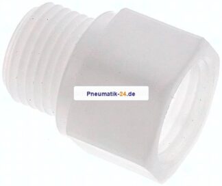 Gewindeverlängerung G 1/2"-21,5mm, Polypropylen