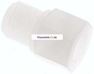 Reduziernippel G 1/4"(AG)-G 1/8"(IG), PVDF