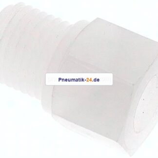 Reduziernippel G 1/4"(AG)-G 1/8"(IG), PVDF