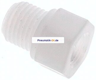 Reduziernippel G 1/4"(AG)-G 1/8"(IG), Polypropylen