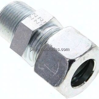 Gerade Schneidringverschr. NPT 3/4"-20 S (M30x2), Stahl verzinkt