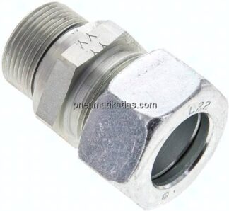 Gerade Schneidringverschr. M 26x1,5-22 L (M30x2), Stahl verzinkt
