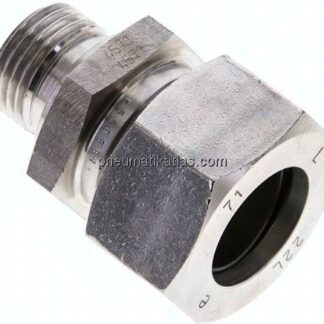 Gerade Schneidringverschr. G 1/2"-22 L (M30x2), 1.4571