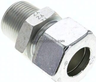 Gerade Schneidringverschr. NPT 1"-25 S (M36x2), Stahl verzinkt