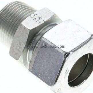Gerade Schneidringverschr. NPT 1"-25 S (M36x2), Stahl verzinkt