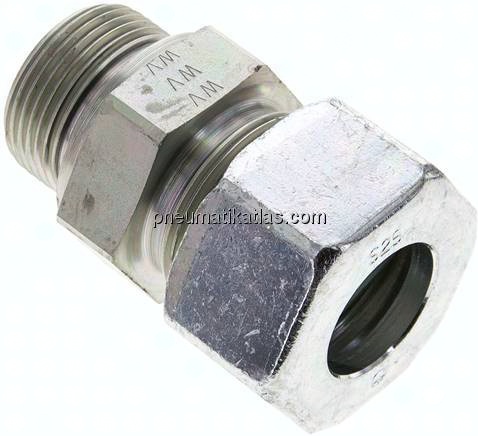 Gerade Schneidringverschr. M 33x2-25 S (M36x2), Stahl verzinkt