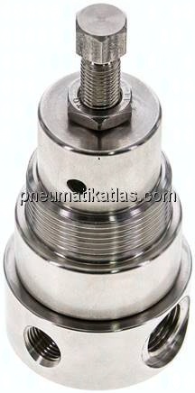 Druckregler, 1.4404, G 1/4", 0,2 - 3bar (nicht rücksteuerbar)