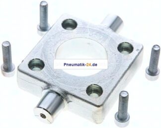 ISO 15552-Flanschschwenkbefestigung 63 mm, Stahl verzinkt