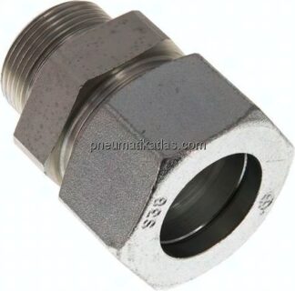 Gerade Schneidringverschr. G 1-1/4"-38 S (M52x2), Stahl verzinkt