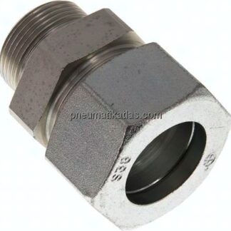 Gerade Schneidringverschr. G 1-1/4"-38 S (M52x2), Stahl verzinkt
