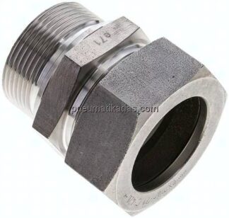 Gerade Schneidringverschr. G 1-1/2"-42 L (M52x2), 1.4571
