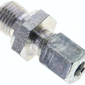 Gerade Schneidringverschr. G 1/4"-6 L (M12x1,5), Stahl verzinkt