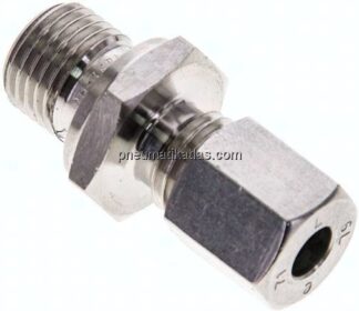 Gerade Schneidringverschr. G 1/4"-6 L (M12x1,5), 1.4571