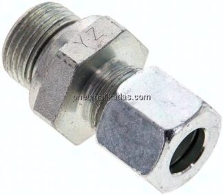 Gerade Schneidringverschr. M 18x1,5-10 L (M16x1,5), Stahl verzinkt