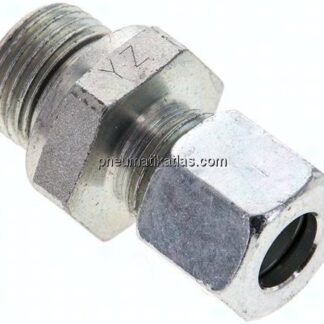 Gerade Schneidringverschr. M 18x1,5-10 L (M16x1,5), Stahl verzinkt