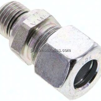Gerade Schneidringverschr. M 14x1,5-12 L (M18x1,5), Stahl verzinkt