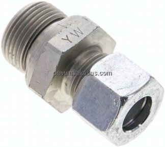 Gerade Schneidringverschr. M 22x1,5-12 L (M18x1,5), Stahl verzinkt