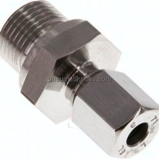 Gerade Schneidringverschr. G 3/8"-6 L (M12x1,5), 1.4571