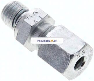 Gerade Schneidringverschr. M 12x1,5-6 S (M14x1,5), Stahl verzinkt