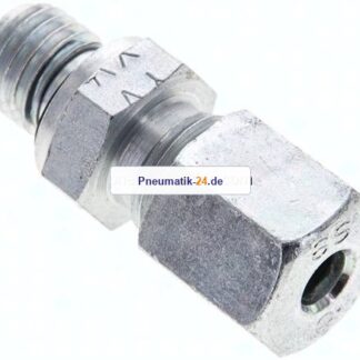 Gerade Schneidringverschr. M 12x1,5-6 S (M14x1,5), Stahl verzinkt