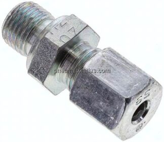 Gerade Schneidringverschr. G 1/4"-6 S (M14x1,5), Stahl verzinkt