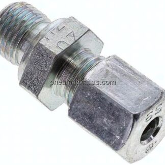 Gerade Schneidringverschr. G 1/4"-6 S (M14x1,5), Stahl verzinkt