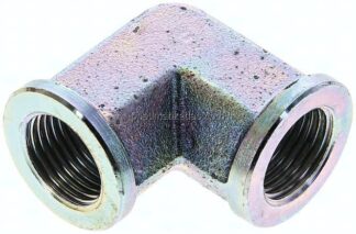 Hochdruck-90°-Winkel G 1/2" (IG), Stahl verzinkt