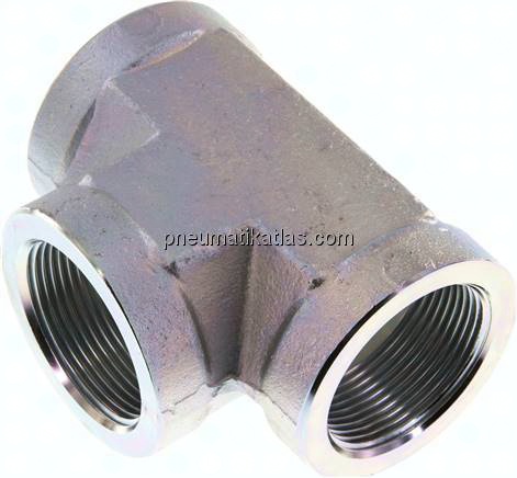 Hochdruck T-Stück G 1-1/2" (IG), Stahl verzinkt