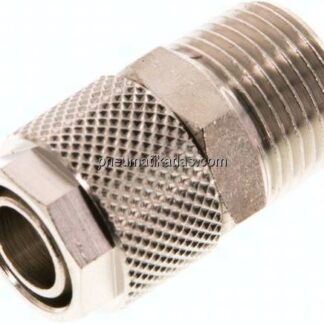 Gerade Verschraubung R 3/8"-12x10mm, Messing vernickelt