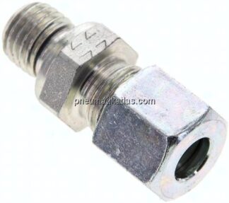 Gerade Schneidringverschr. M 12x1,5-8 L (M14x1,5), Stahl verzinkt
