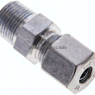 Gerade Schneidringverschr. NPT 3/8"-8 S (M16x1,5), Stahl verzinkt