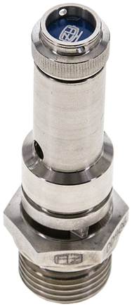 TÜV-Sicherheitsventil G 1/2" (DN8), 7,50 bar, 1.4571