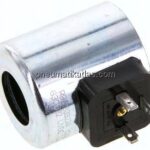 Magnetspule (Steckergröße 3), NG 6 (Bosch-Rexroth) -Kolben, 12 V DC