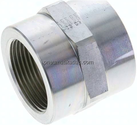 Hochdruck-Muffe G 1-1/4"-G 1-1/4", Stahl verzinkt