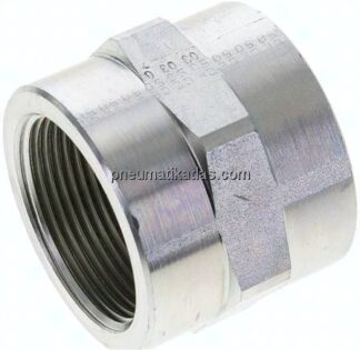 Hochdruck-Muffe G 1-1/2"-G 1-1/2", Stahl verzinkt