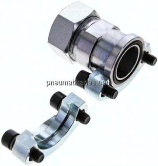 Gerade Flanschverschraubung 1-1/4"-SAE (3000 PSI), 35 L (M45x2)