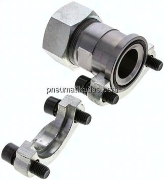 Gerade Flanschverschraubung 1-1/2"-SAE (3000 PSI), 38 S (M52x2)