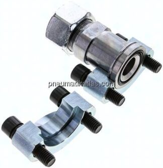 Gerade Flanschverschraubung 1"-SAE (6000 PSI), 25 S (M36x2)
