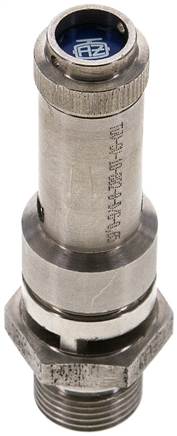 TÜV-Sicherheitsventil G 3/8" (DN8), 11,00 bar, 1.4571