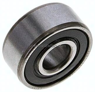 Pendelkugellager zylindrisch, DIN 630, 12x32x14mm, 2RS abgedichtet (berührende Dichtungen)