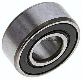 Pendelkugellager zylindrisch, DIN 630, 17x40x16mm, 2RS abgedichtet (berührende Dichtungen)