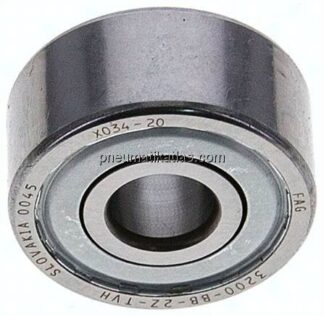 Schrägkugellager zweireihig, DIN 628, 10x30x14mm, 2Z geschlossen (nicht berührende Dichtscheiben)