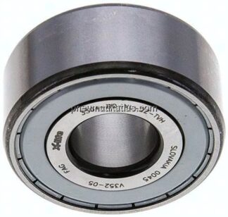 Schrägkugellager zweireihig, DIN 628, 20x52x22,2mm, offen