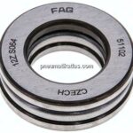 Axial Rillenkugellager, DIN 711, 15x28x9mm, ebene Auflage