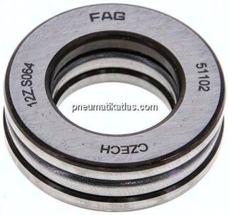 Axial Rillenkugellager, DIN 711, 15x28x9mm, ebene Auflage