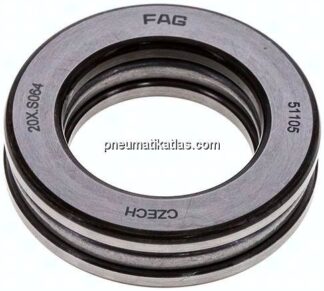 Axial Rillenkugellager, DIN 711, 25x42x11mm, ebene Auflage
