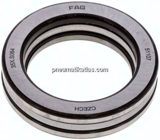 Axial Rillenkugellager, DIN 711, 35x52x12mm, ebene Auflage