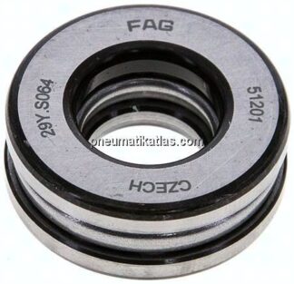 Axial Rillenkugellager, DIN 711, 12x28x11mm, ebene Auflage